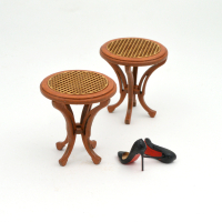 Art Nouveau Ronde Kruk